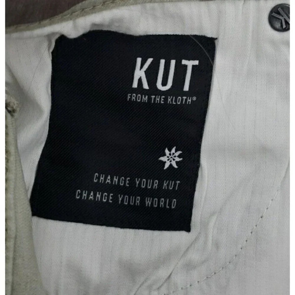 KUT from the Kloth Jane High-Rise Camo Fray Hem Shorts Size 2 NWT - Picture 9 of 10